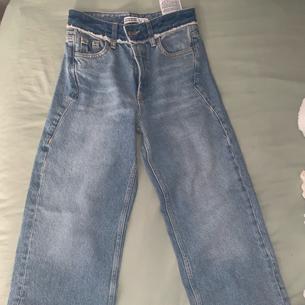 Zara two toned jeans